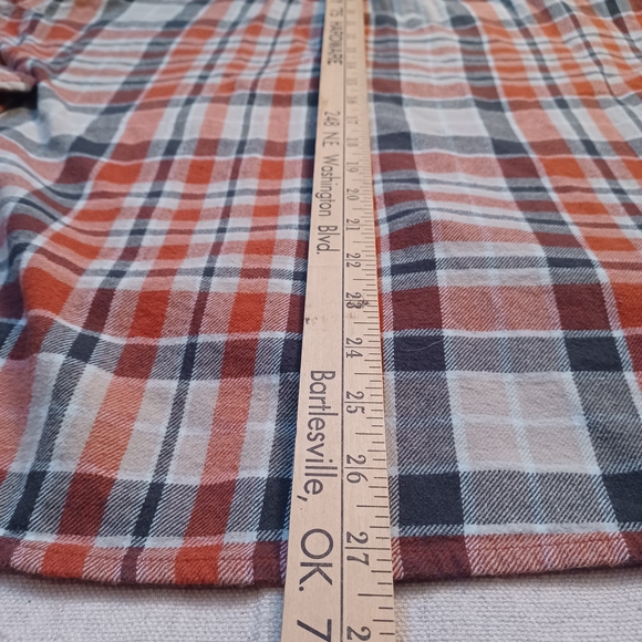 Eddie Bauer Plaid Flannel Button-Up Shirt Men's Size XL - Picture 8 of 8